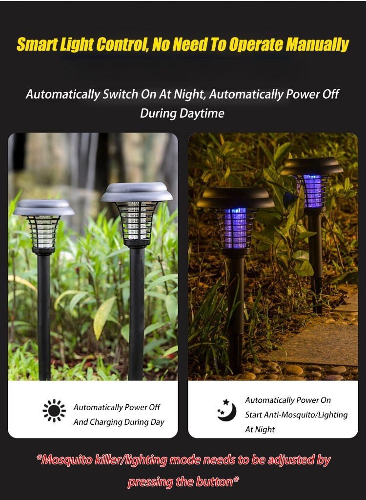 Solar Mosquito Killer Lamp - Outdoor Lighting & Insect Control Solution