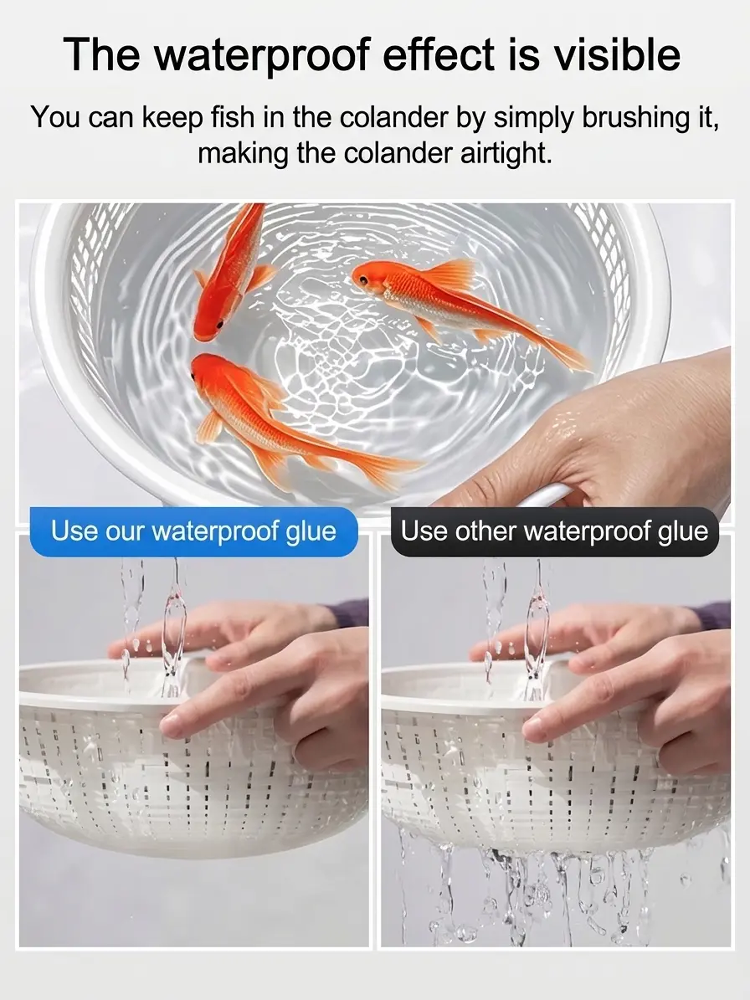 🎯Transparent Waterproof Adhesive💎｜20 Years Leak-Proof, Full Refund for Leaks