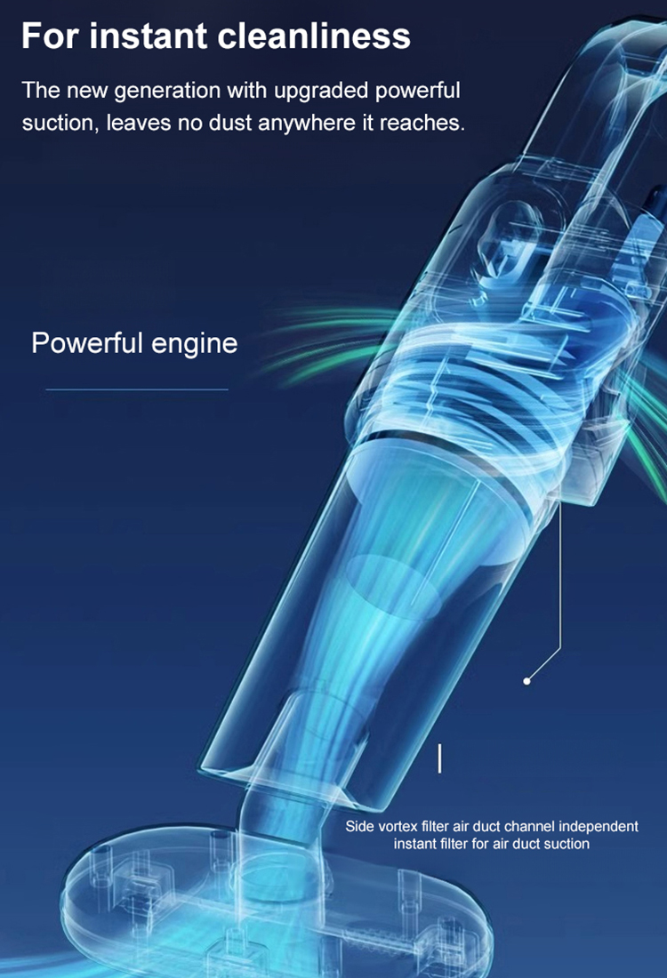 【Free trial】The latest wireless vacuum cleaner and mop, powerful cleaning without dead corners