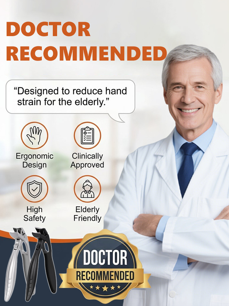 ✂️Ergonomic, Effort-Saving Nail Clippers | Doctor Recommended, Easy Grip, Suitable for Thick Nails