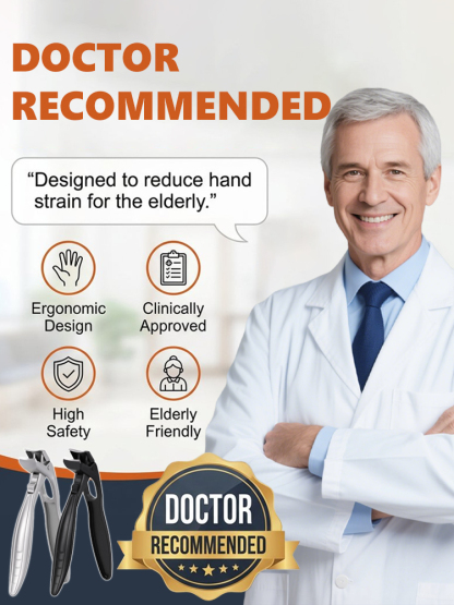 ✂️Ergonomic, Effort-Saving Nail Clippers | Doctor Recommended, Easy Grip, Suitable for Thick Nails
