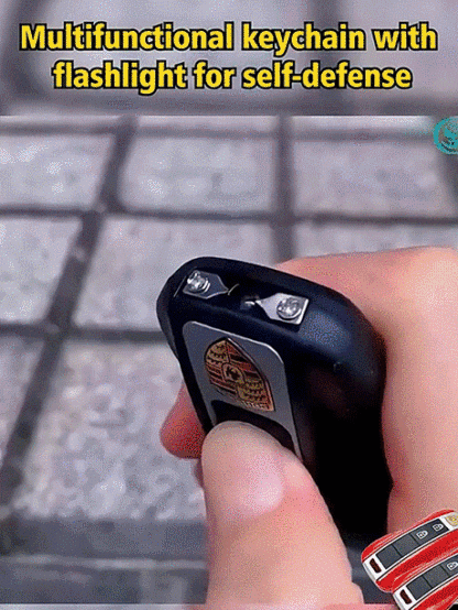 Self-defense device for nighttime travel. Disguised car key design provides instant kill in the event of danger.