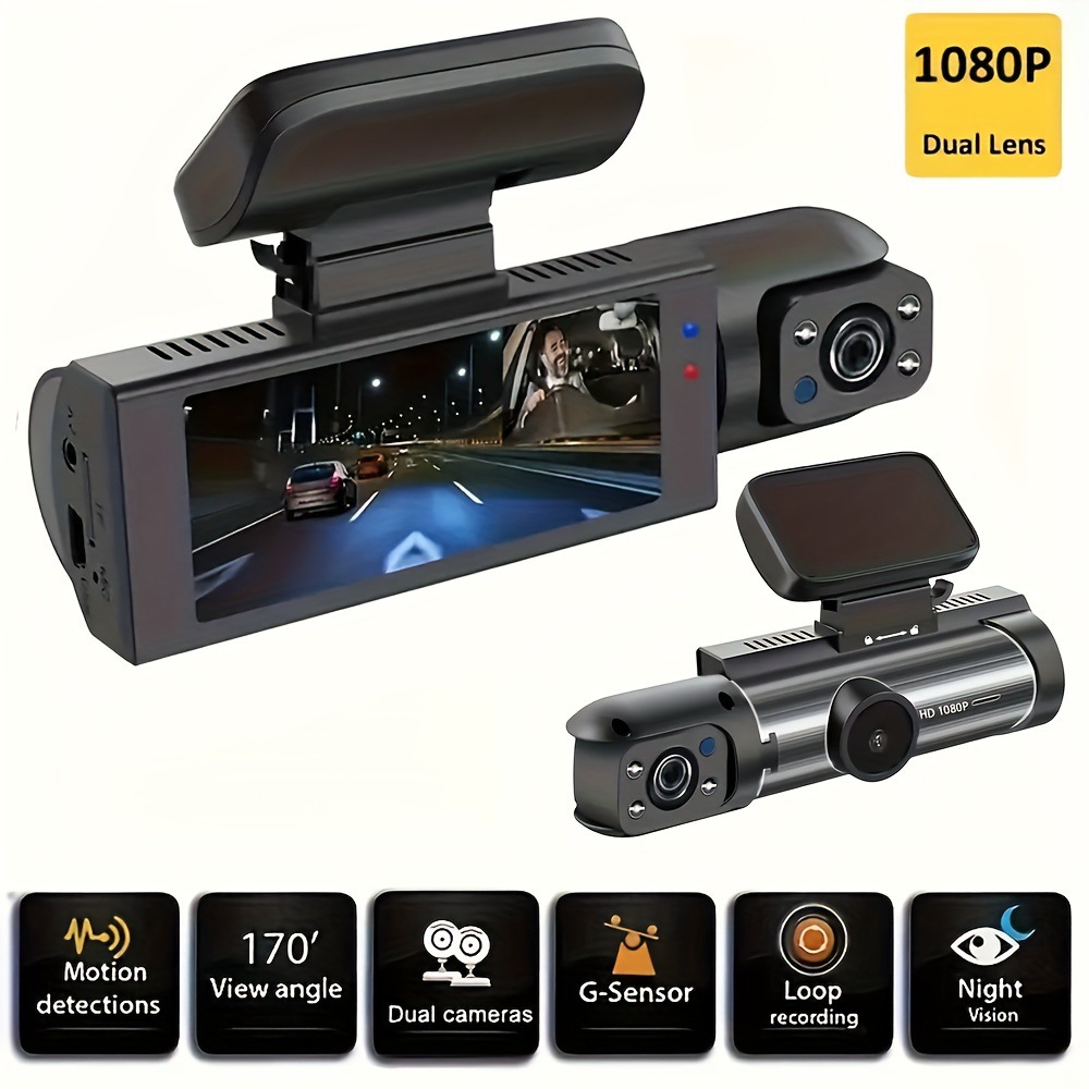 🛡️🚗 Military-grade Panoramic Dash Cam, Top Pick for Driving Safety