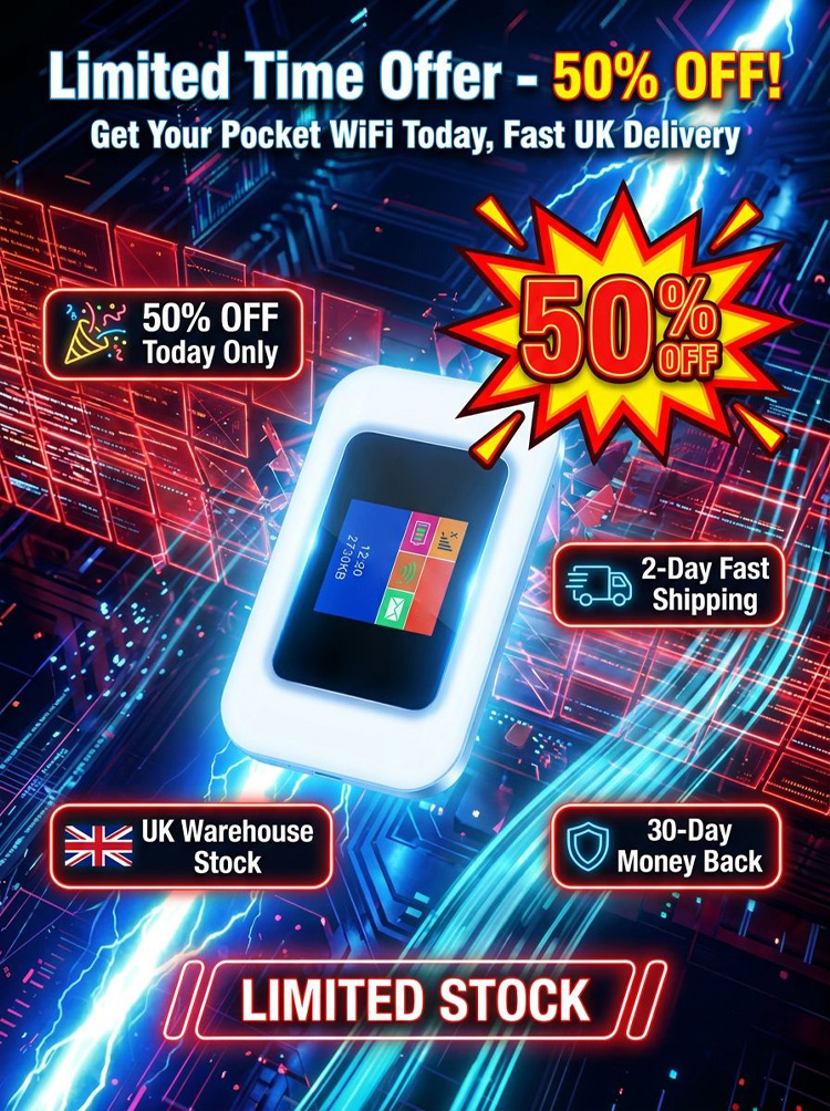 Portable Satellite WiFi Hotspot - Global High-Speed Wireless Internet Device with No Monthly Contract Fees
