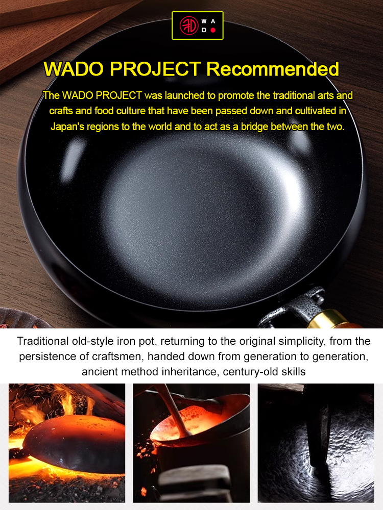 🍳99.9% High-Purity Iron Uncoated Non-Stick Pan💫 Hand-Forged by a 50-Year-Old Blacksmith🔨
