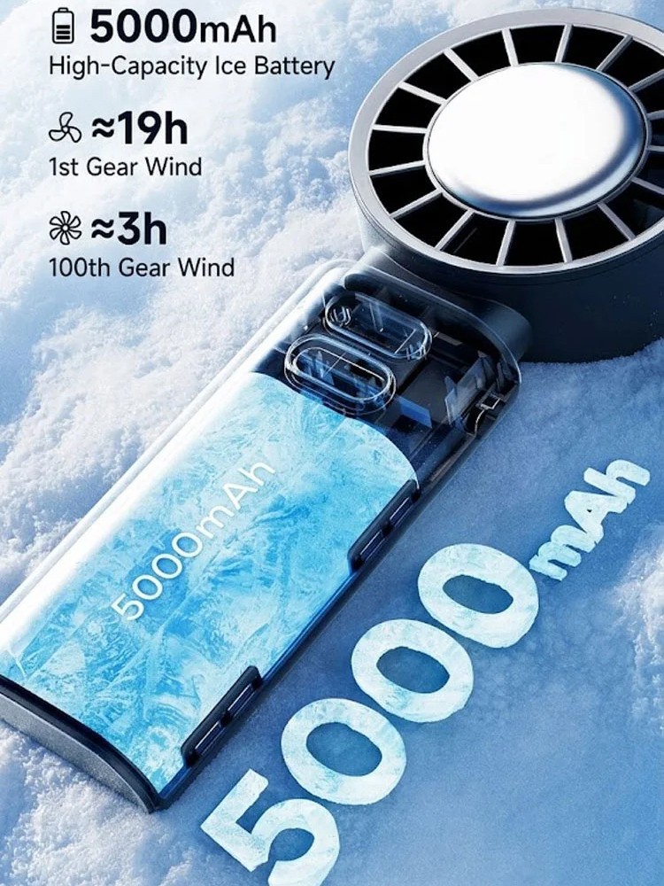 💨 Stop blowing hot air! 🧊 The "Mobile Ice Brick" that chills you in 3 seconds ⚡❄️