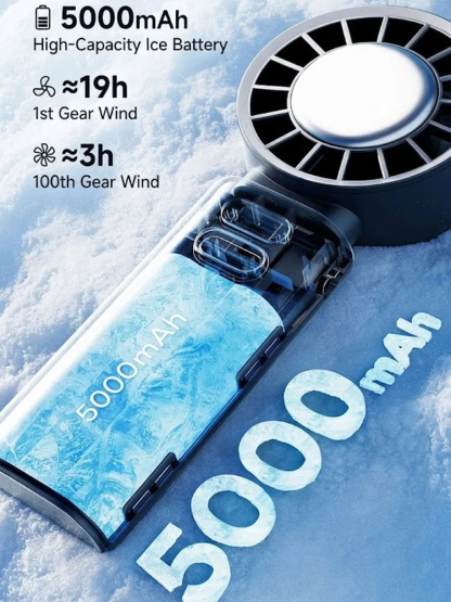 💨 Stop blowing hot air! 🧊 The "Mobile Ice Brick" that chills you in 3 seconds ⚡❄️