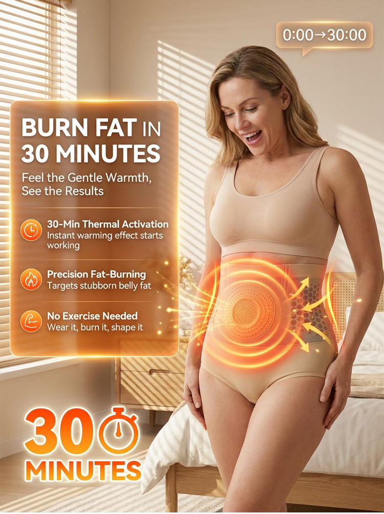 Fat Burning Shaping Shorts - Instant Figure Firming & Contouring
