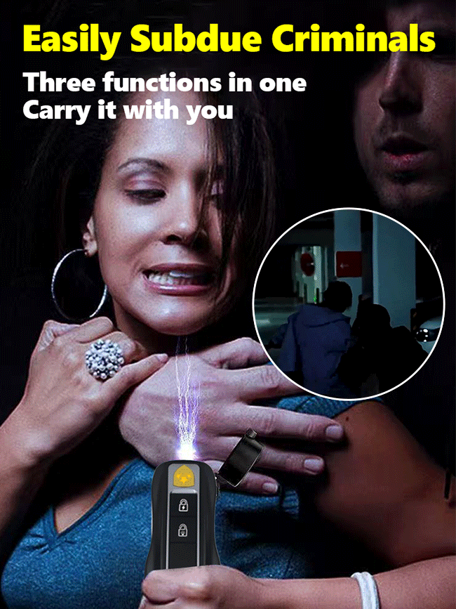Self-defense device for nighttime travel. Disguised car key design provides instant kill in the event of danger.