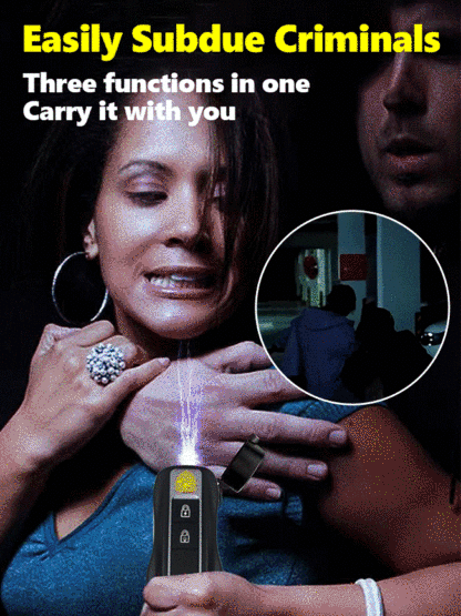 Self-defense device for nighttime travel. Disguised car key design provides instant kill in the event of danger.
