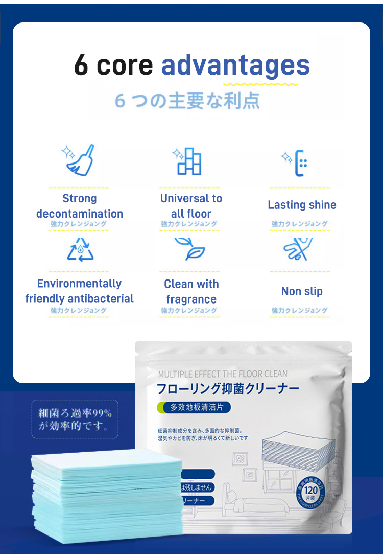 Deep Clean Mop Sheets - Baby & Pet Safe Floor Cleaning