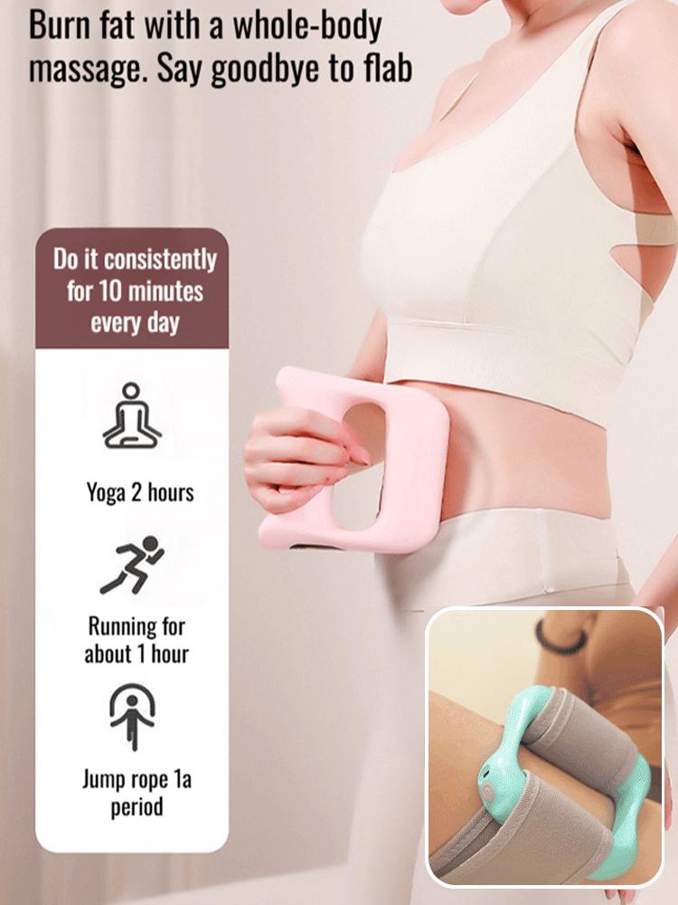 【Abdominal massage vibrator😍】Tighten your abdomen for a tighter💪more toned look🙆