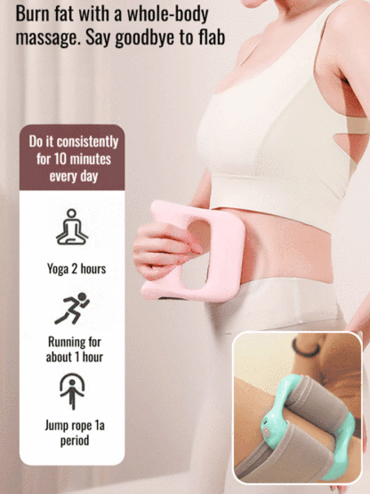 【Abdominal massage vibrator😍】Tighten your abdomen for a tighter💪more toned look🙆