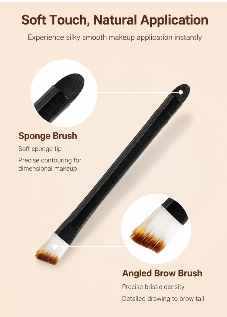 Waterproof Eyebrow Powder Set - Easy 3-Second Brow Makeup Kit for Beginners