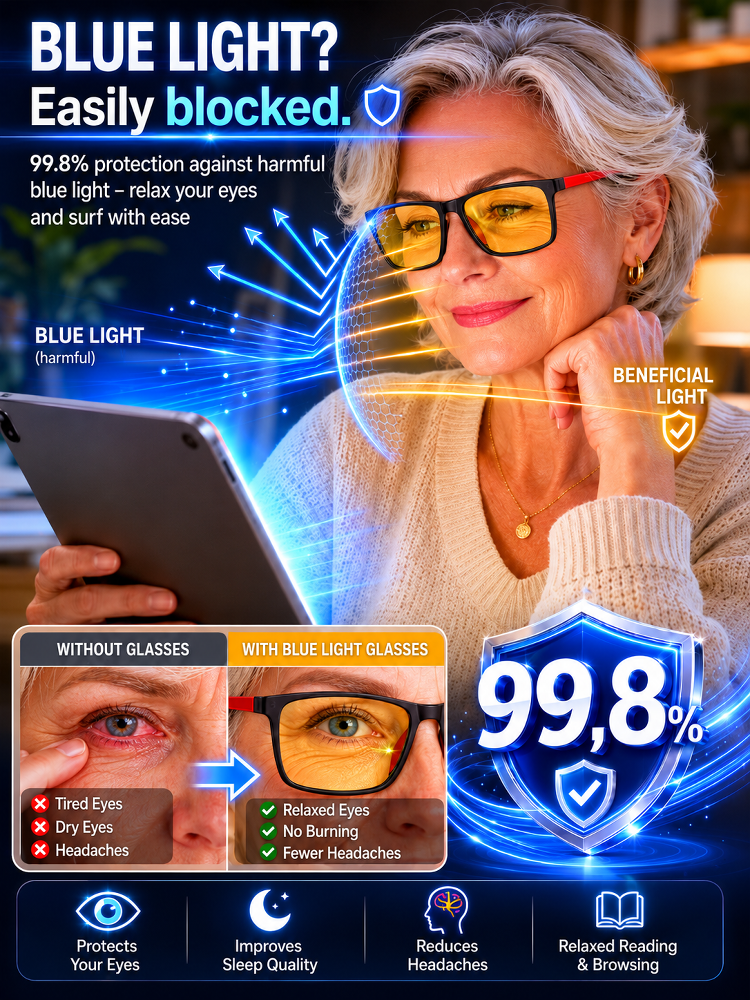 All-in-One Rimless Glasses - One Pair for Every Vision Need
