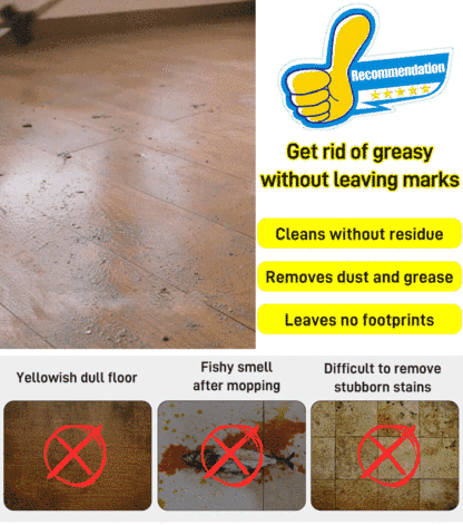 🚫💧 Stop mopping with dirty water! 🧹✨ One sheet for a professional deep clean that’s baby and pet safe.