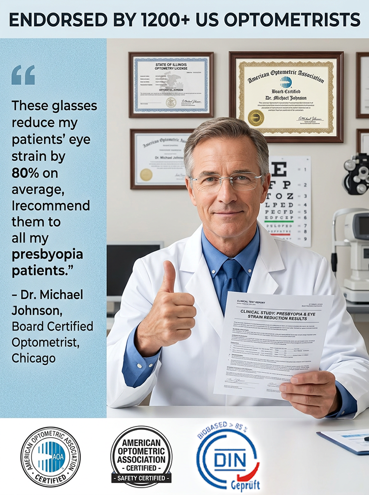 ✅Stop swapping 3 pairs of glasses! Discover the smart 3-in-1 lens thousands are raving about.