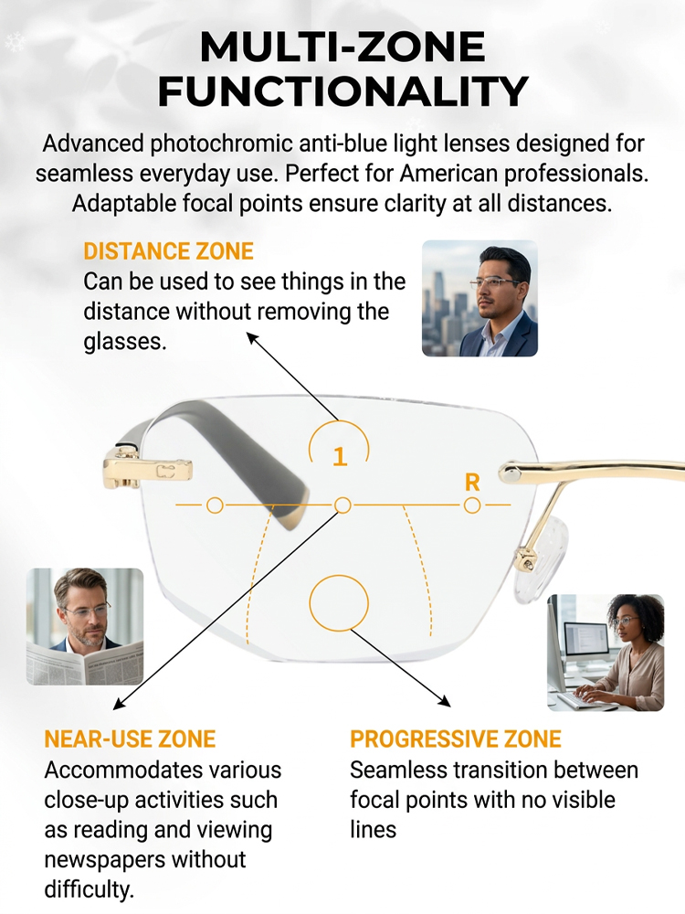 ✅Get 4K-clear vision at any distance instantly. No more headaches, no more swapping. 