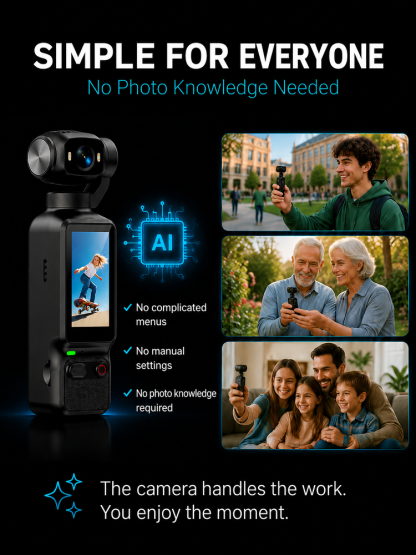 📸180° Lens Rotation Portable Smart Outdoor Video Recorder