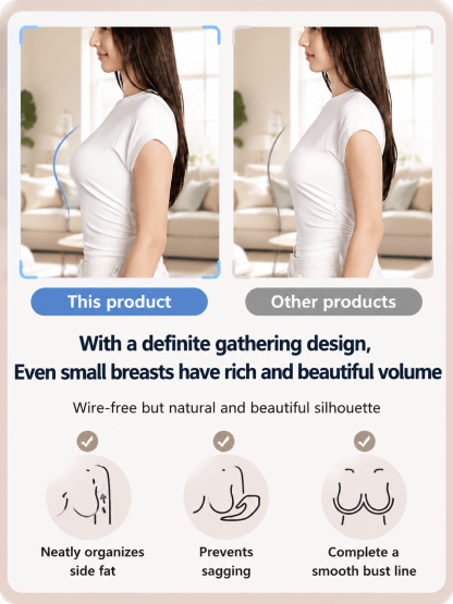 【Buy One Get One Free】👙 Wire-free push-up for a stunning, lifted silhouette; fits like a second skin with zero digging marks 😍 Extreme "40°C-proof" cooling sensation.