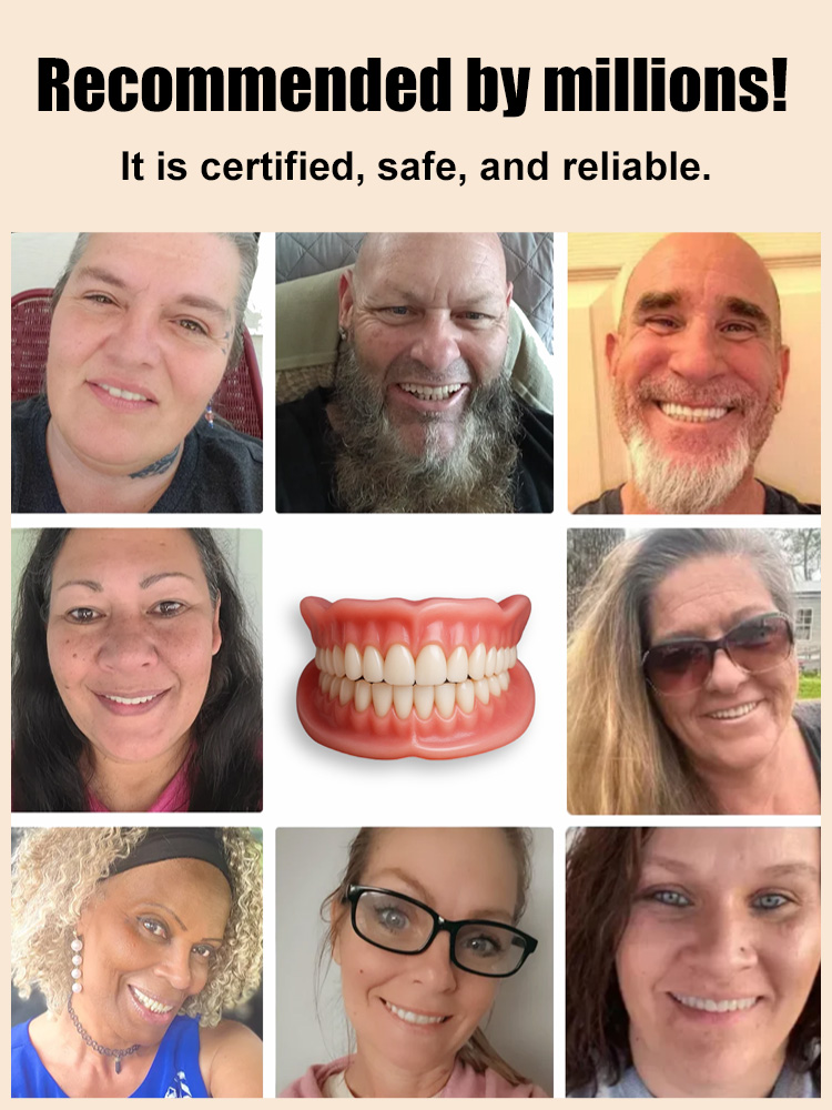 【🦷Buy One Get One Free】3D Bionic Dentures | No Adhesive Required, Stable Fit • Natural Chewing Experience