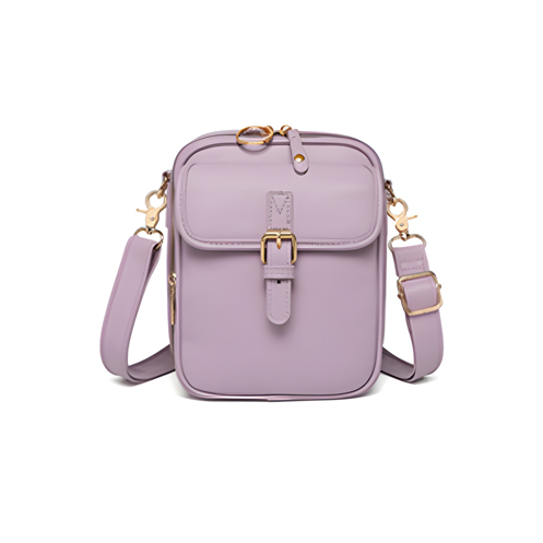【One bag for two purposes】Cow leather messenger bag, made of cow leather, large capacity