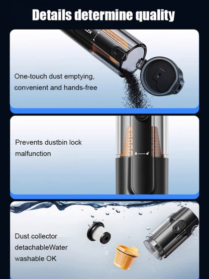 #1 Best-Selling ✨️ Car/Home 5-in-1 Vacuum Cleaner, 6-Second Powerful Suction 💪