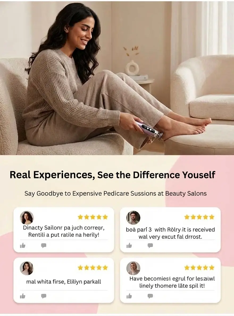 Electric Foot File - Instantly Removes Calluses & Dead Skin