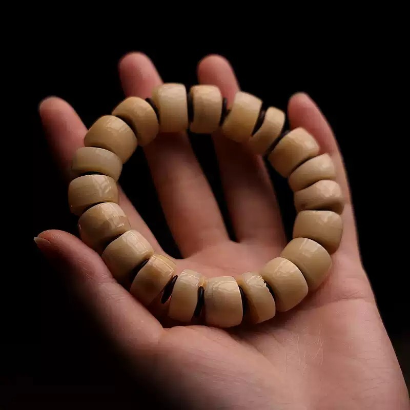 High-Density Natural Yak Calf Bone Malas