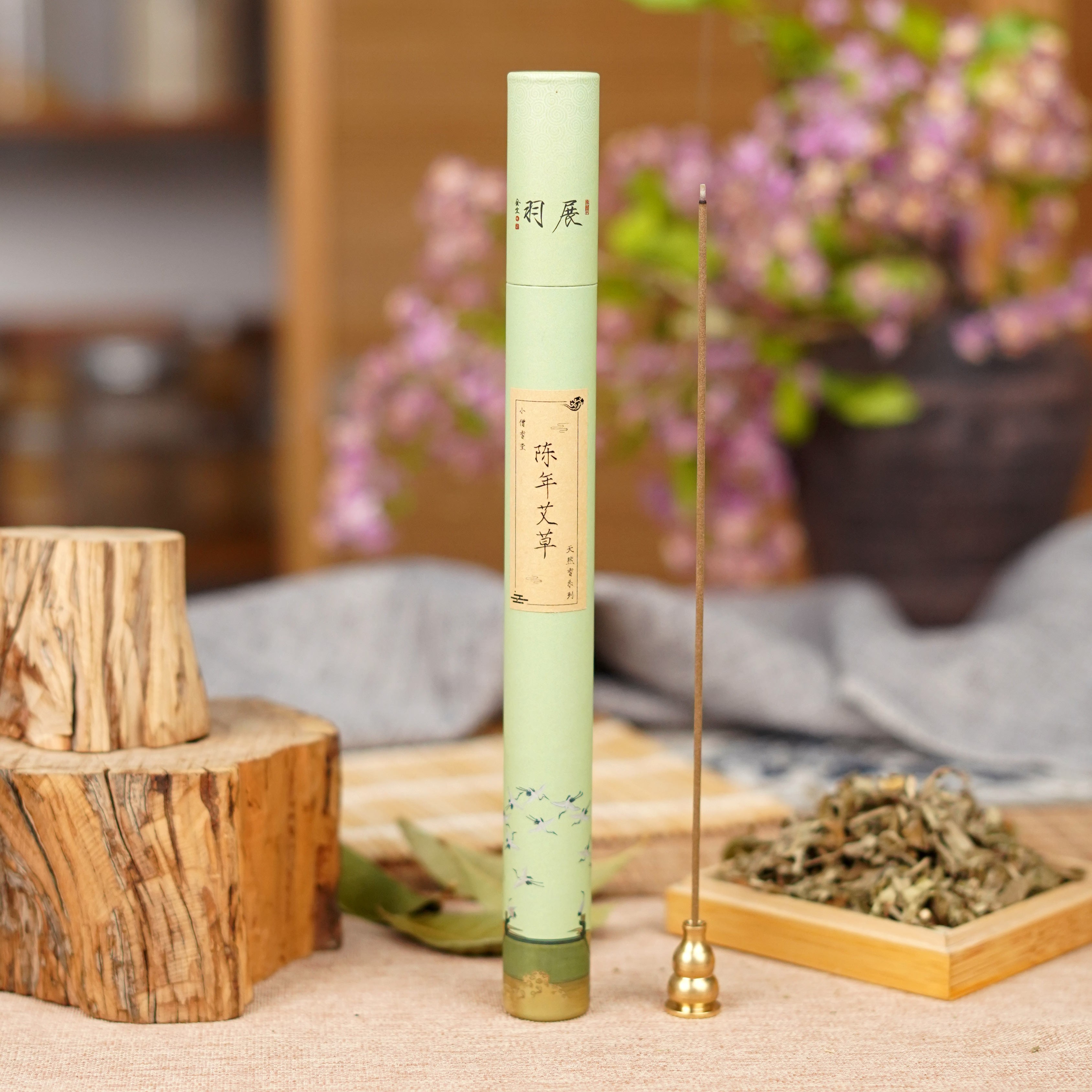 Handcrafted Herbal Fragrance | Aged Tibetan Mugwort Incense Sticks
