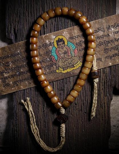 Genuine Tibetan Yak Bone Mala Bracelet