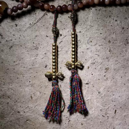 Natural Desert Camel Bone 108 Mala With Blood