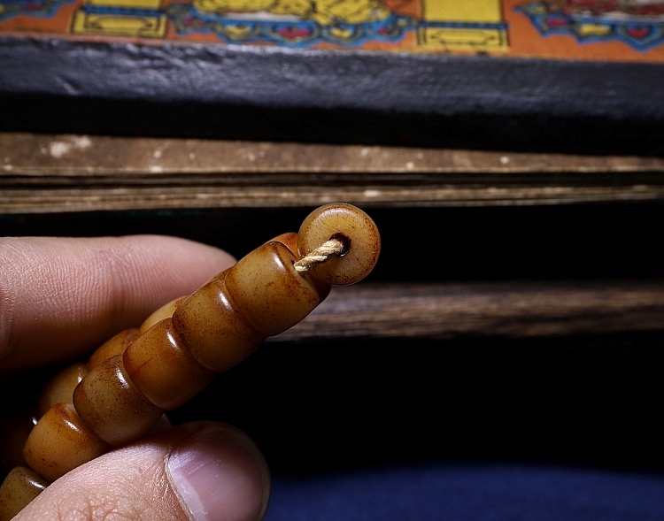 Genuine Tibetan Yak Bone Mala Bracelet