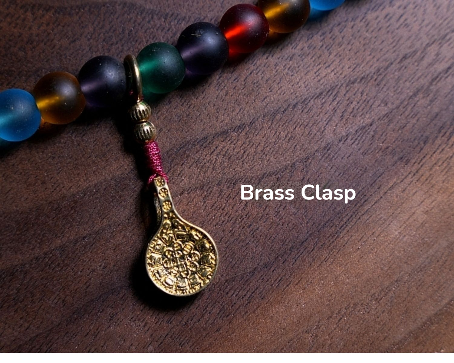 Handcrafted Tibetan-Style Traditional Liu Li 108 Bead Mala