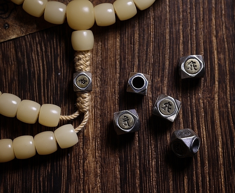 Natural White Jade Bodhi Root Mala – Handcrafted Timeless Elegance