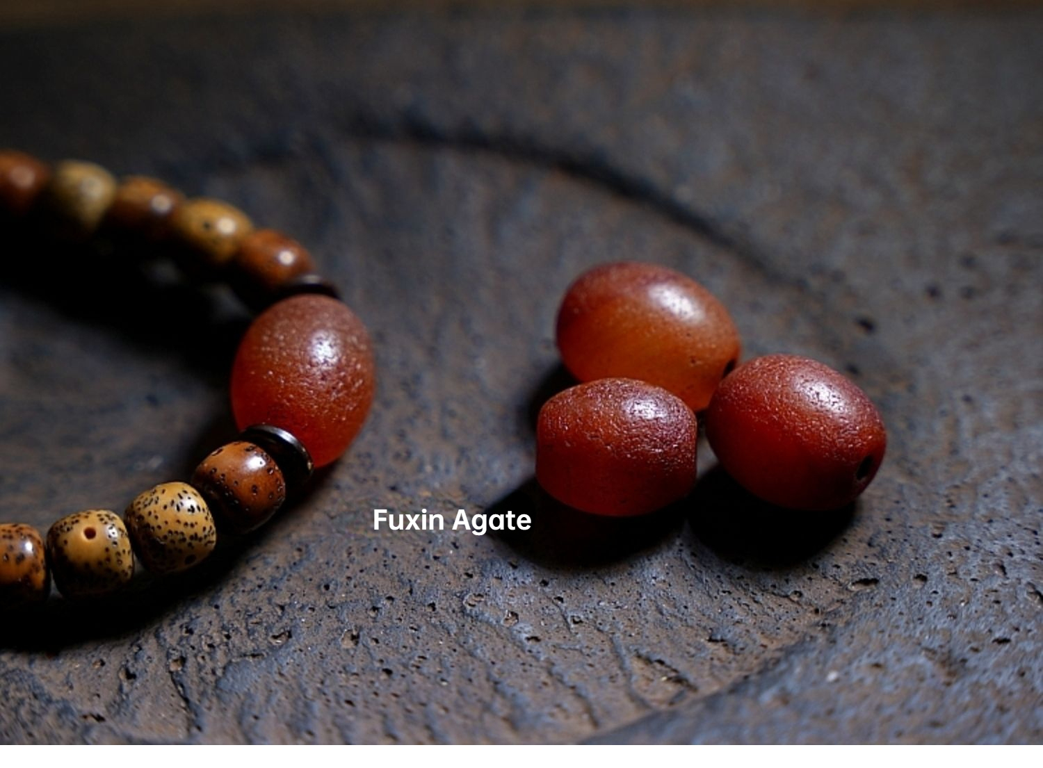 Star Moon Bodhi Seed Chenzi Beads with Dzi Beads Multi-Wrap Bracelet