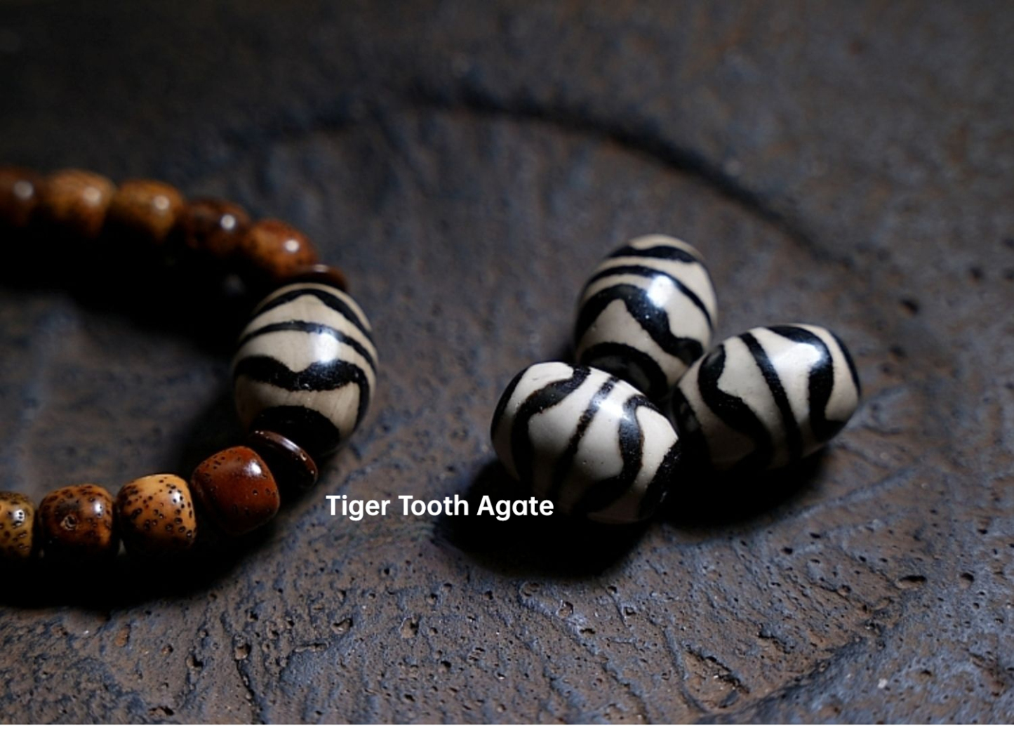 Star Moon Bodhi Seed Chenzi Beads with Dzi Beads Multi-Wrap Bracelet