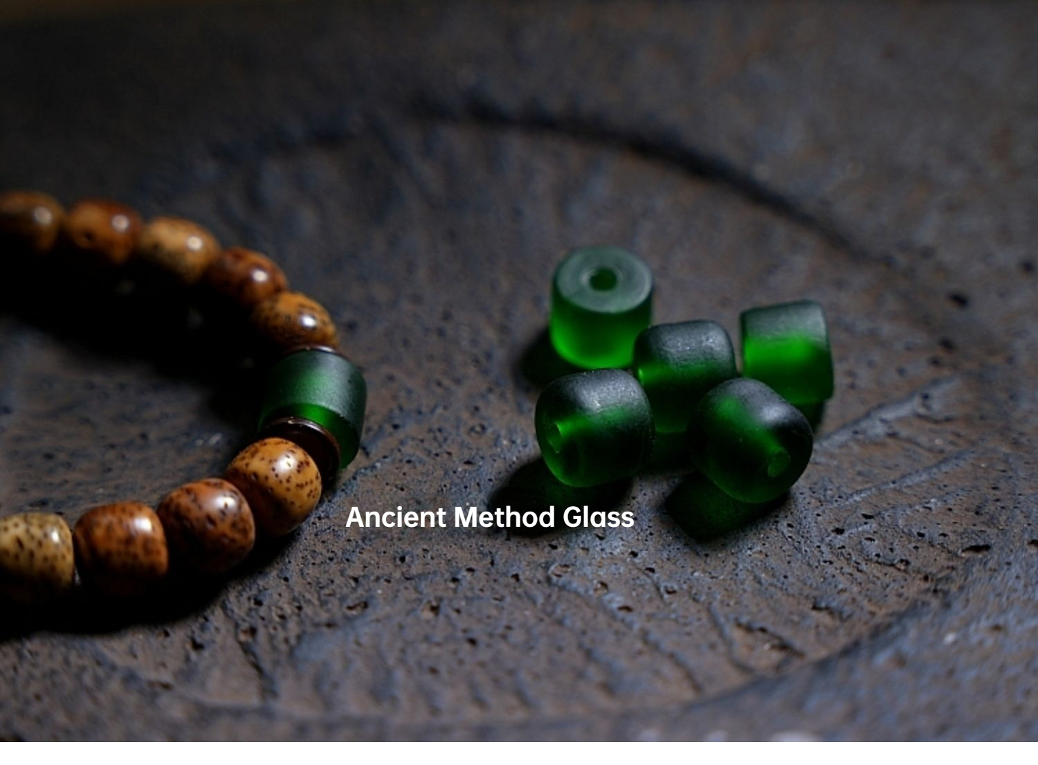 Star Moon Bodhi Seed Chenzi Beads with Dzi Beads Multi-Wrap Bracelet