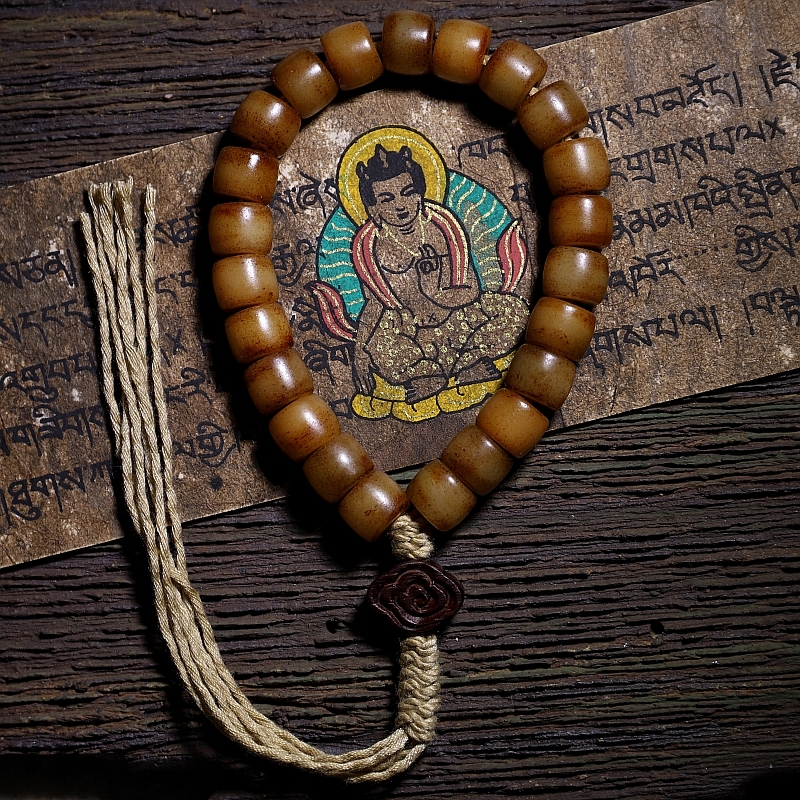 Genuine Tibetan Yak Bone Mala Bracelet