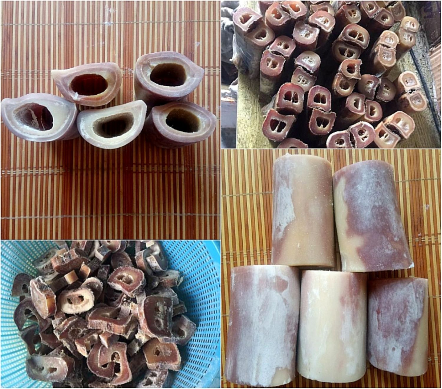 Natural Desert Camel Bone 108 Mala With Blood