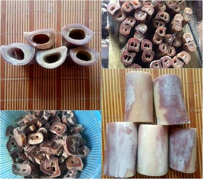 Natural Desert Camel Bone 108 Mala With Blood