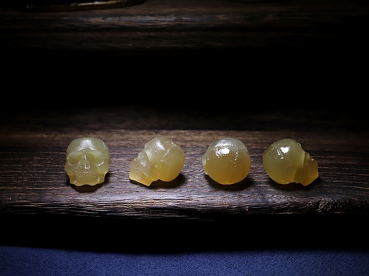 Sacred Skull Tibetan Goat Horn Mala