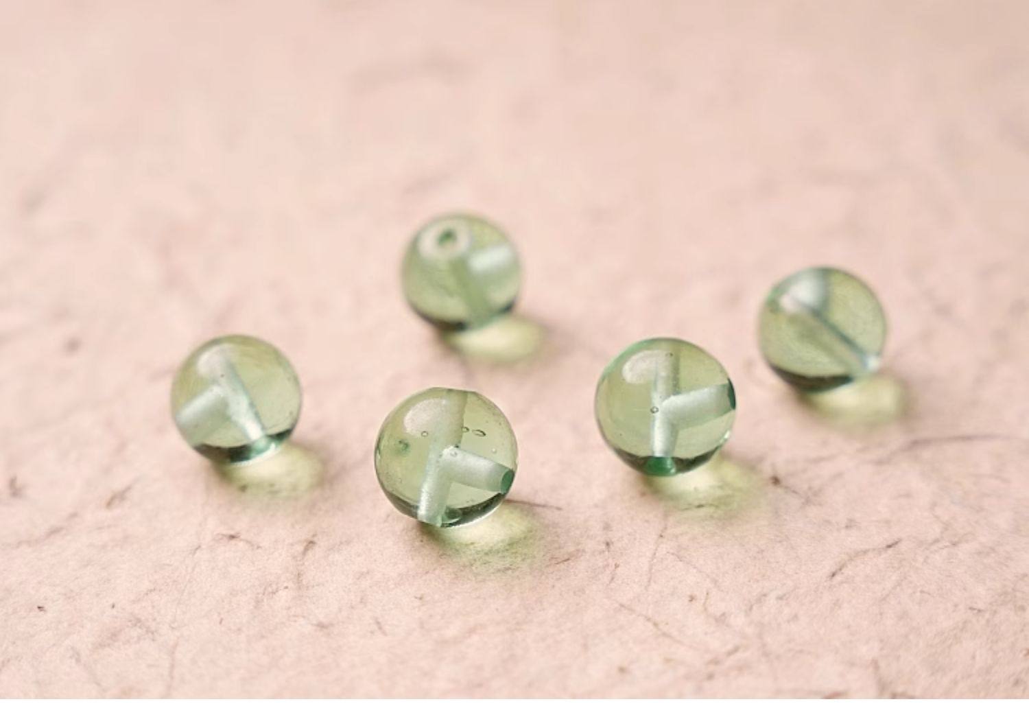 Sacred White Tara Mala – Handcrafted Glass Beads Necklace