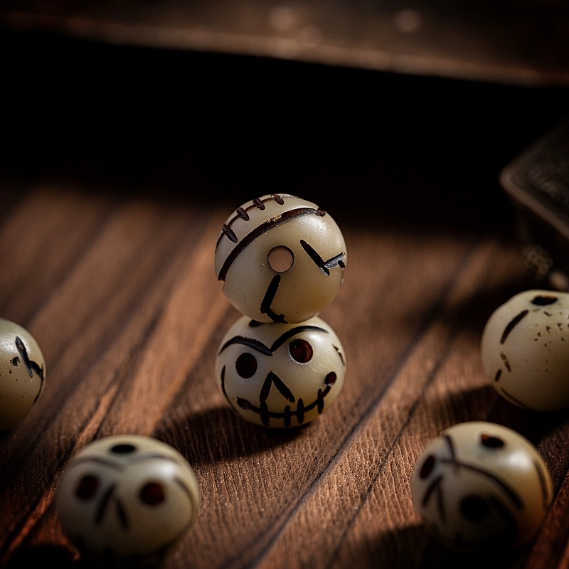 Sacred Guardians Yak Bone Bracelet – "Chitipati & Dice Edition"