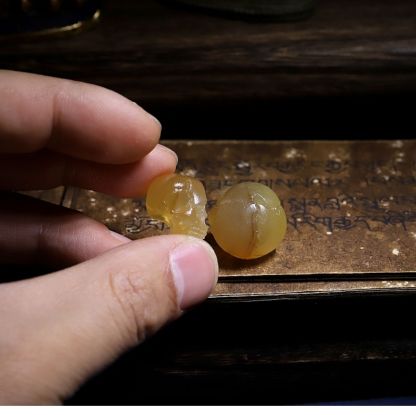 Sacred Skull Tibetan Goat Horn Mala