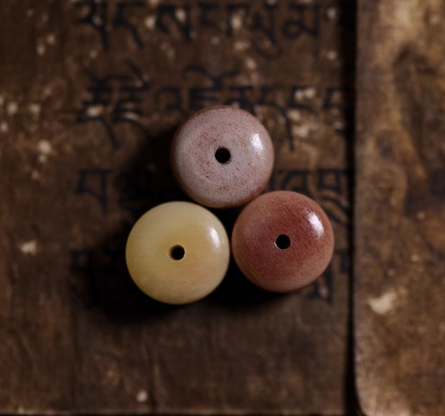 Tibetan 108 Yak & Camel Bone Mala Necklace