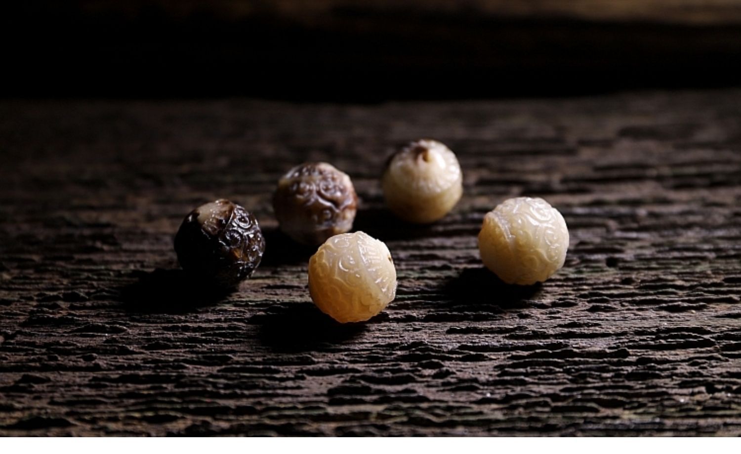 High-Density Natural Yak Calf Bone Malas