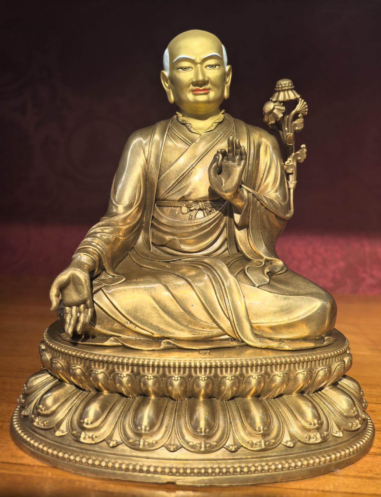Sakya Five Founding Masters – 15cm Gilt Copper Statue 5-in-1 Set