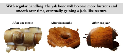 Genuine Tibetan Yak Bone Mala Bracelet