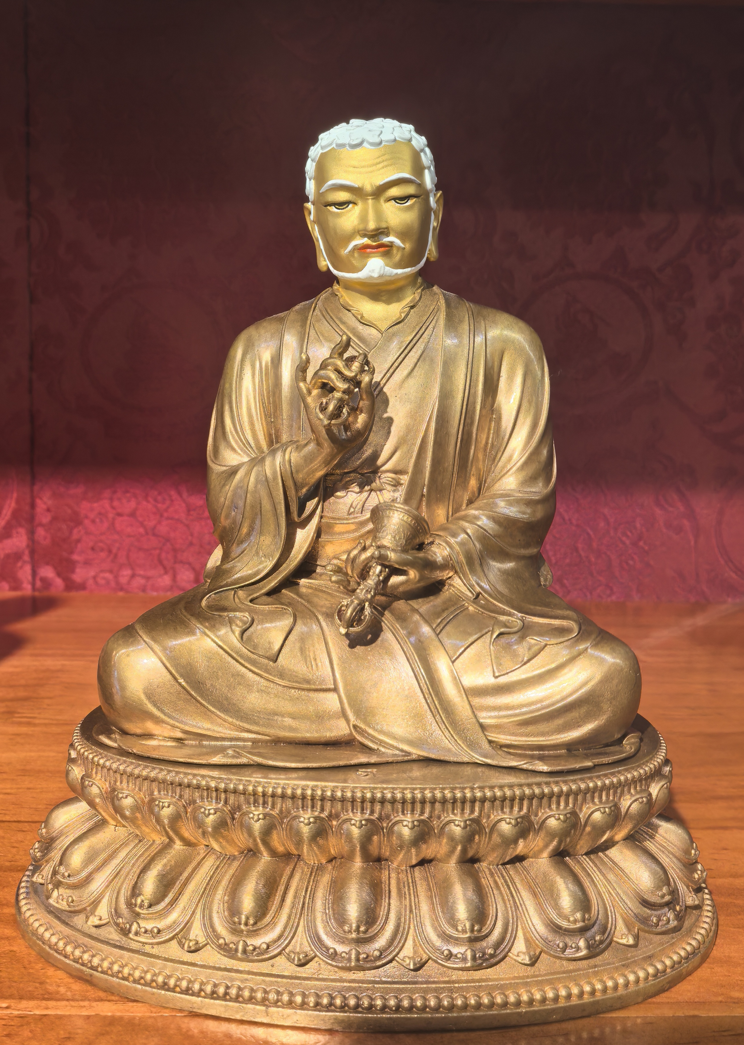 Sakya Five Founding Masters – 15cm Gilt Copper Statue 5-in-1 Set